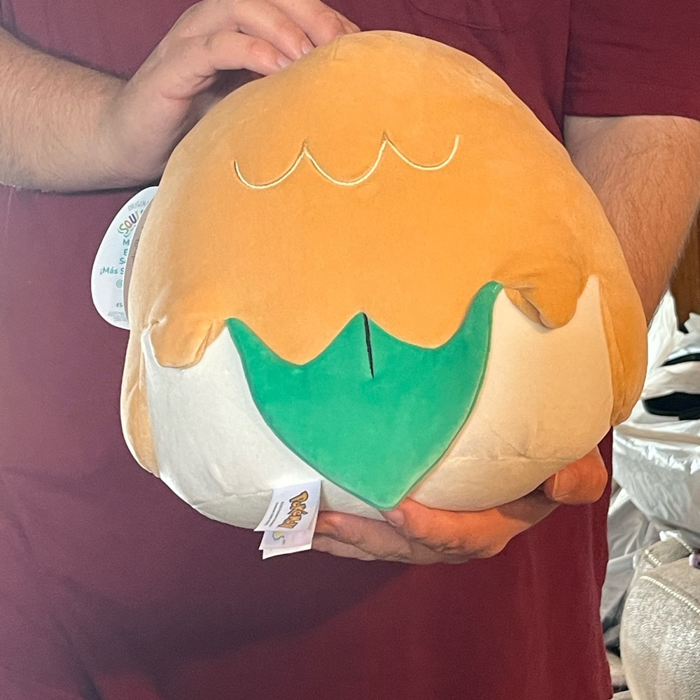 Pokémon Rowlet squishmallow new with tags - Picture 2 of 2
